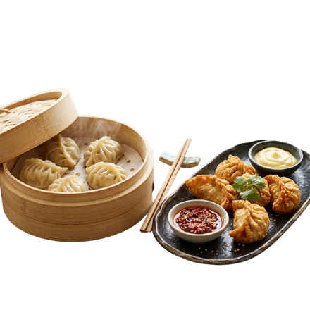 Steamed & Fried Momos